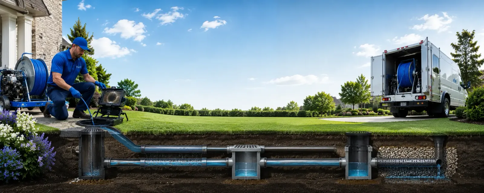 Outdoor drain cleaning information for Dewar, IA